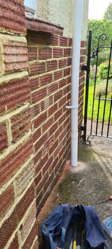 New white drain to gulley (1)